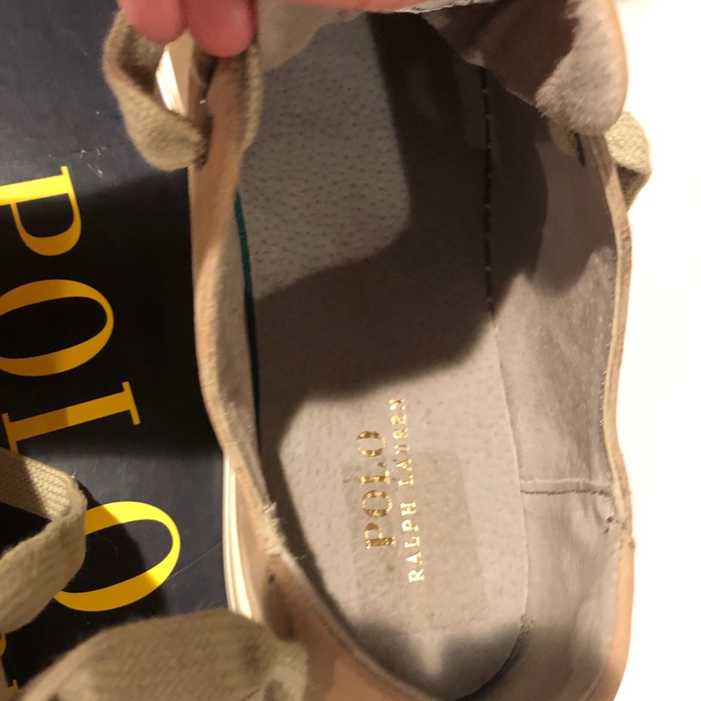 NWOT IN BOX Ralph Lauren Jermain Dark Buck Leather - Picture 8 of 10